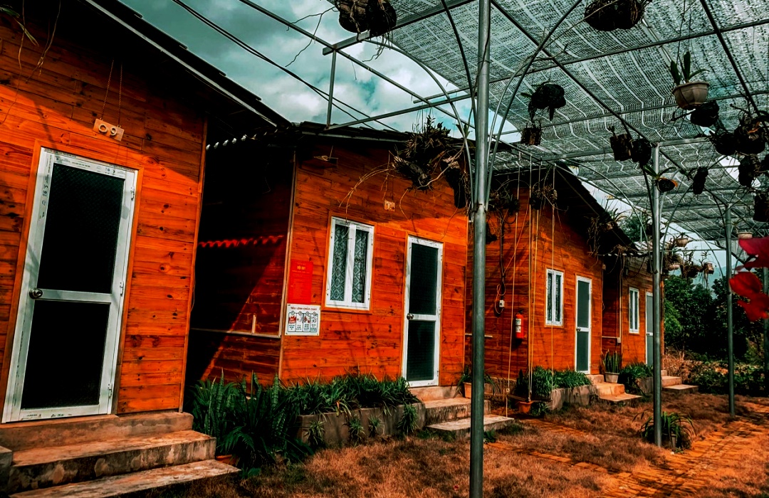 Nhà gỗ homestay Bình Huy tại Mộc Châu